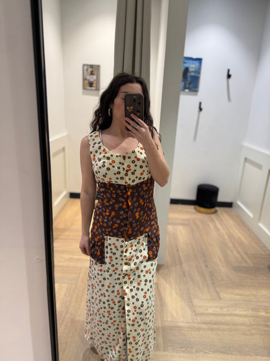 Robe vintage longue S