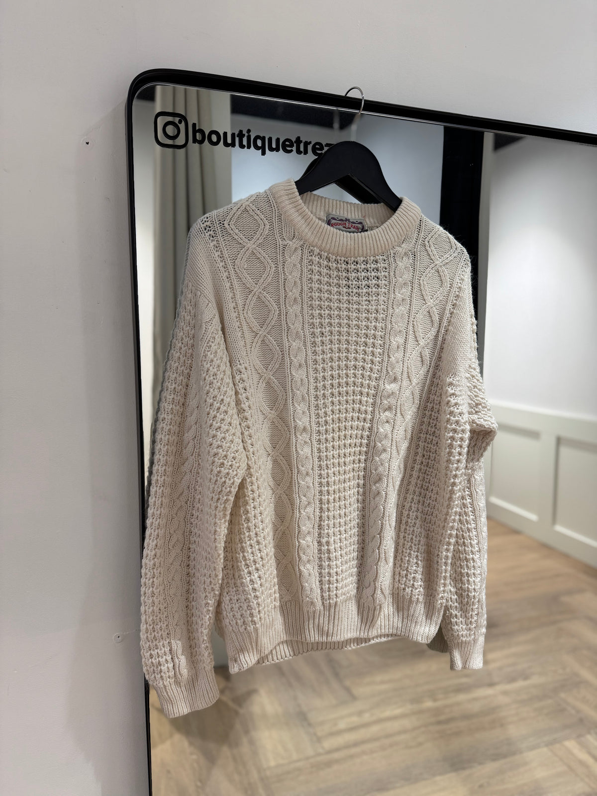Pull vintage torsadé M