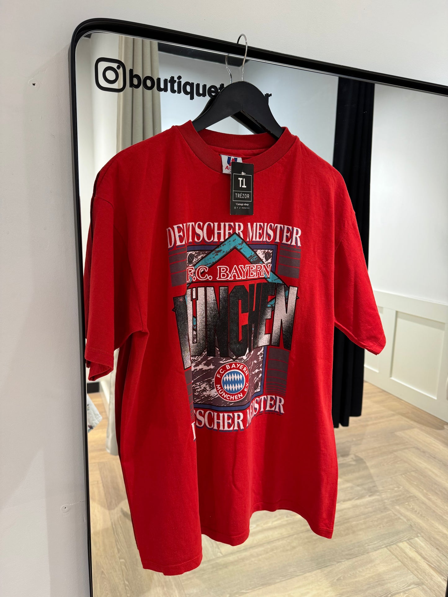 Tee-shirt vintage à inscriptions XL