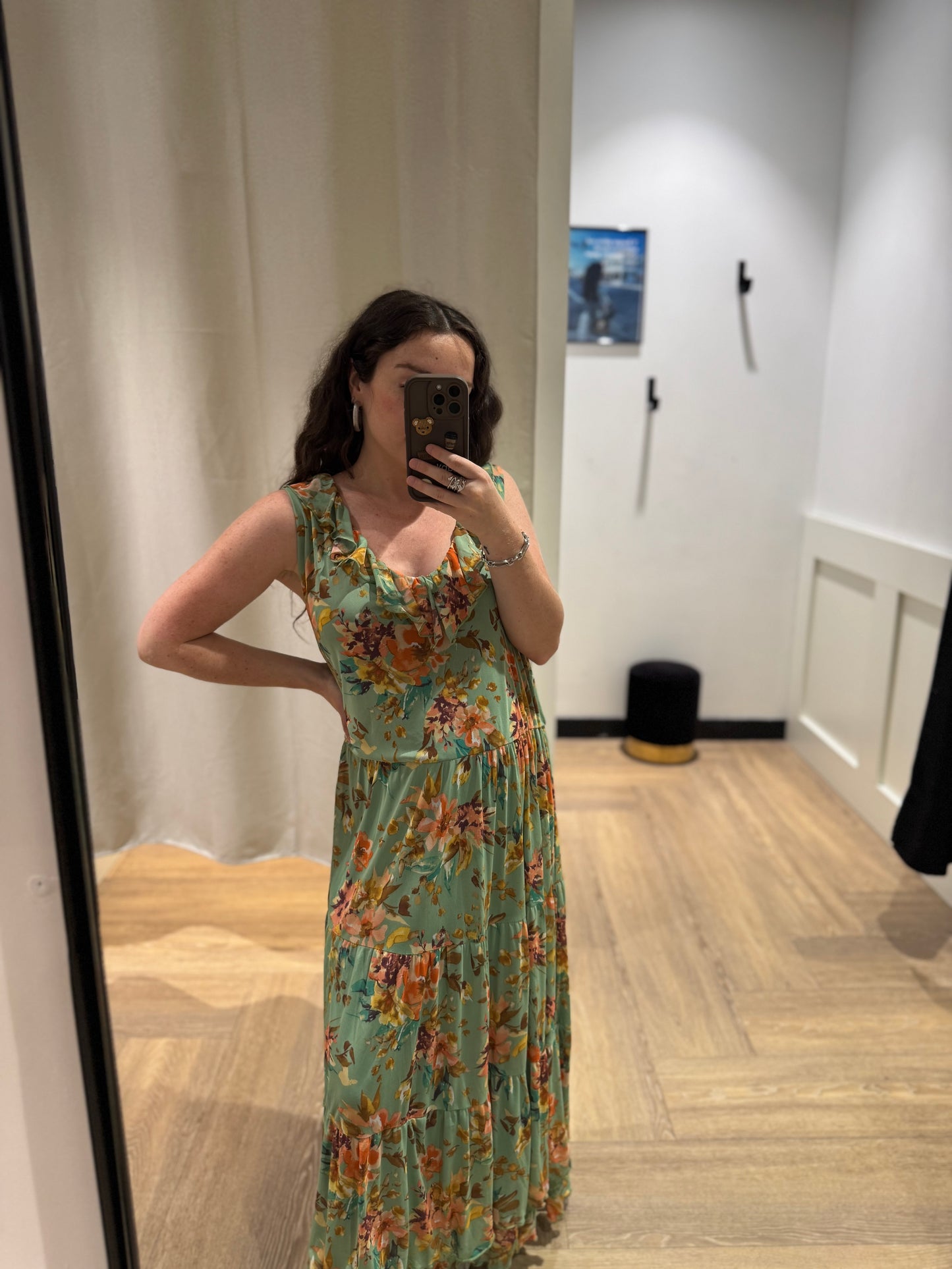 Robe longue d’été à motifs XXL