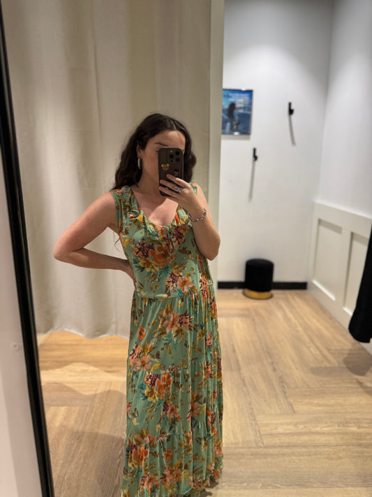 Robe longue d’été à motifs XXL