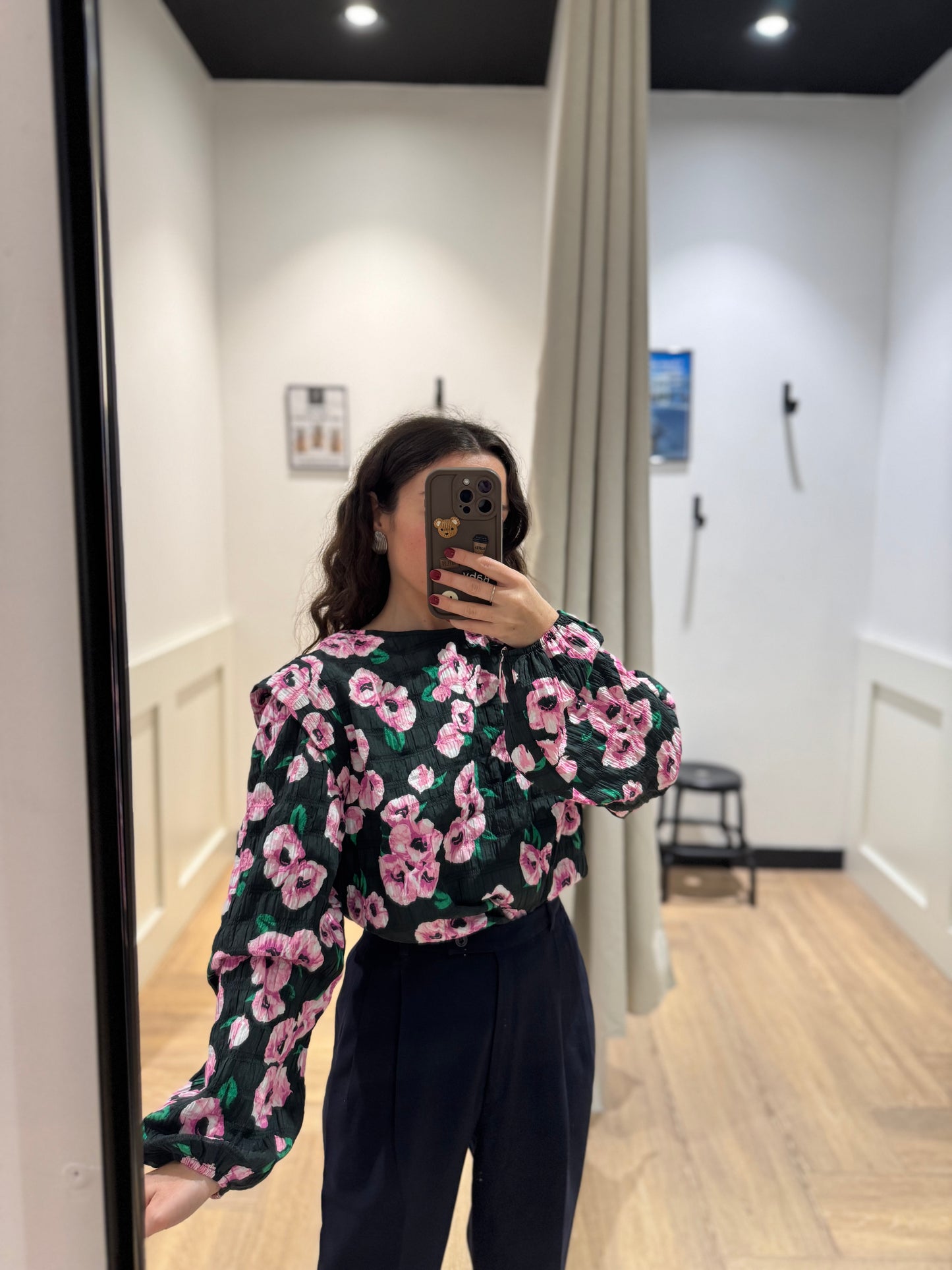 Blouse à fleurs M