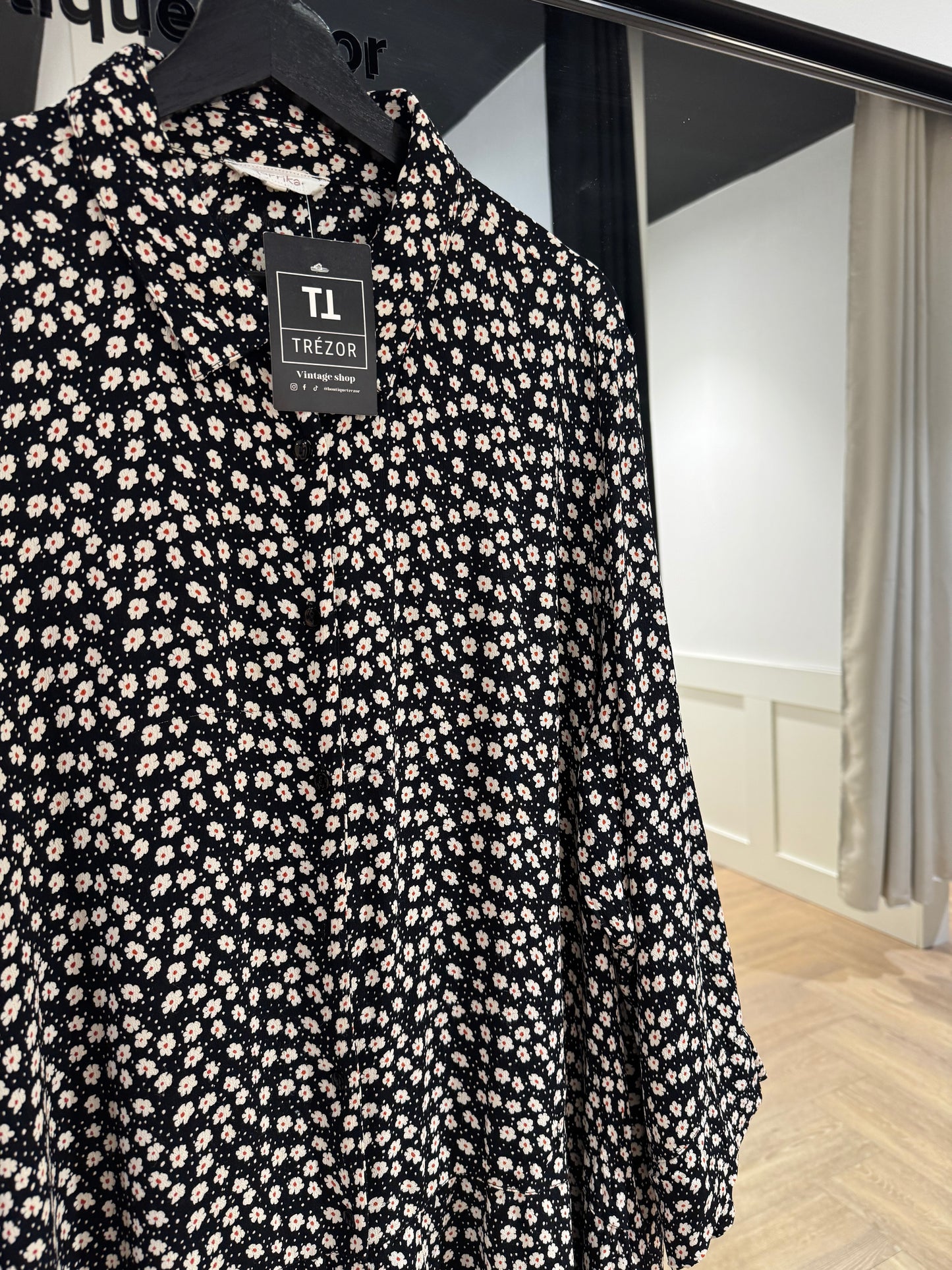 Blouse à fleurs 2XL