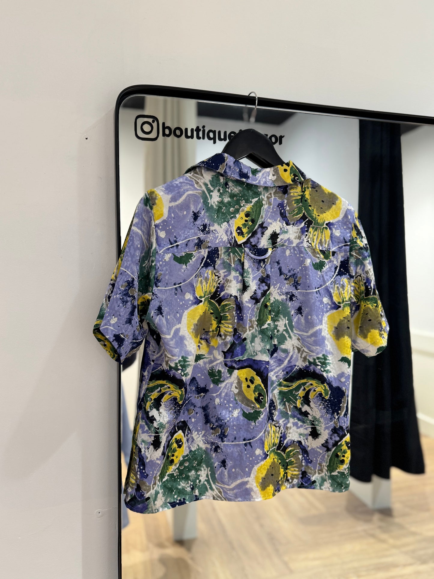 Blouse à fleurs L