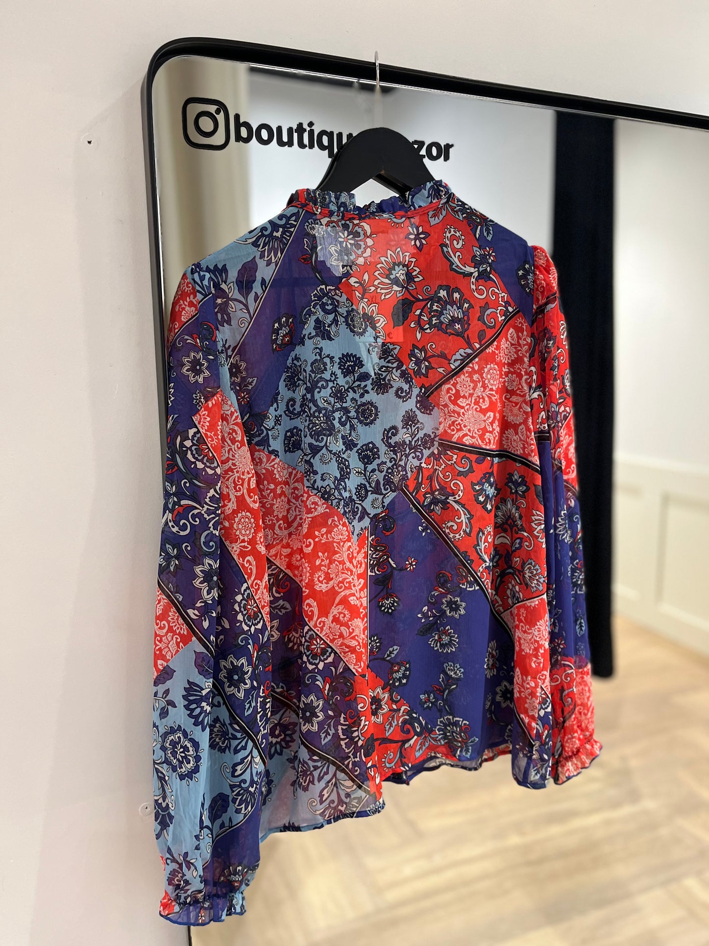 Blouse à motifs XL