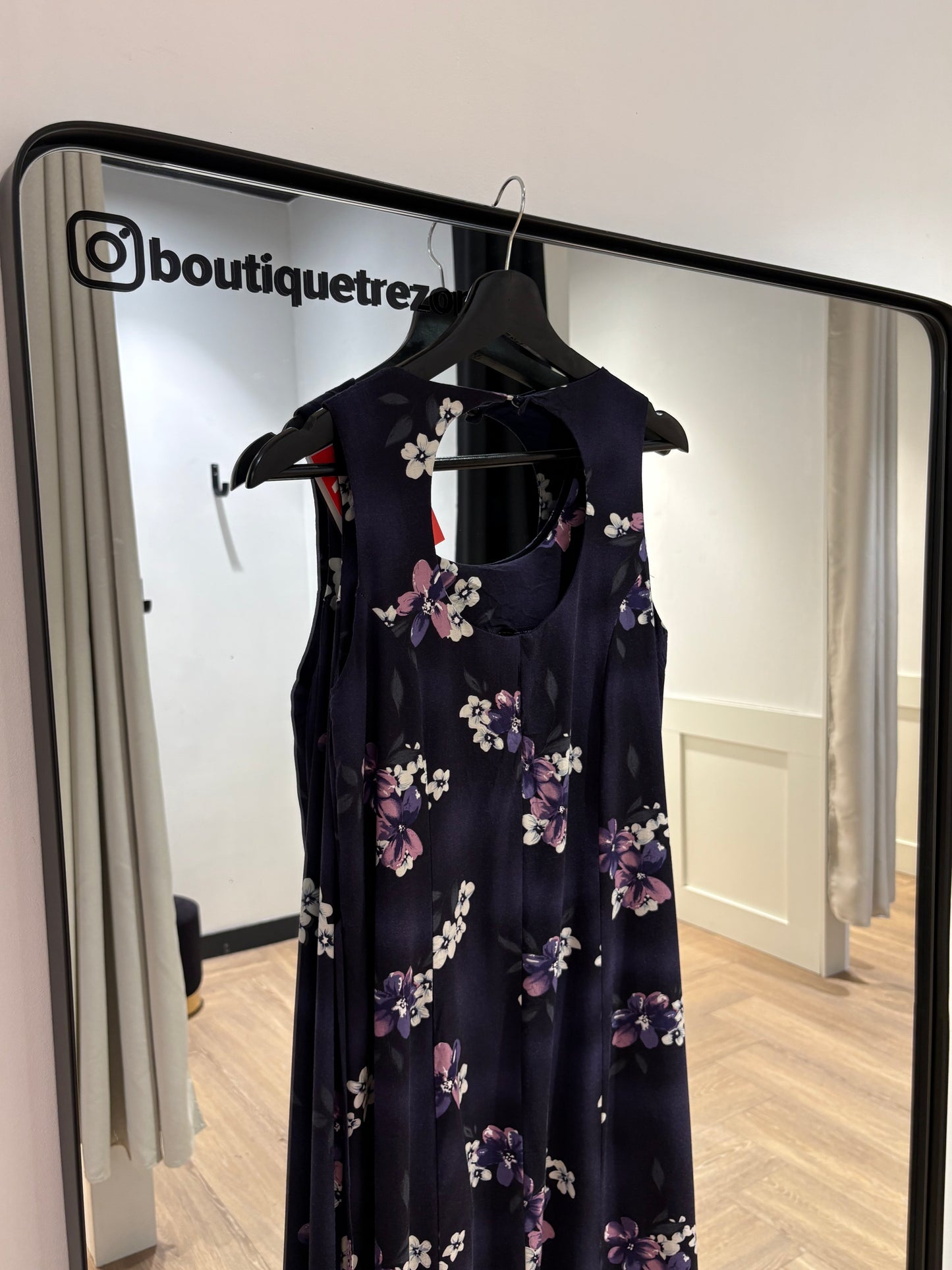 Robe longue à fleurs S