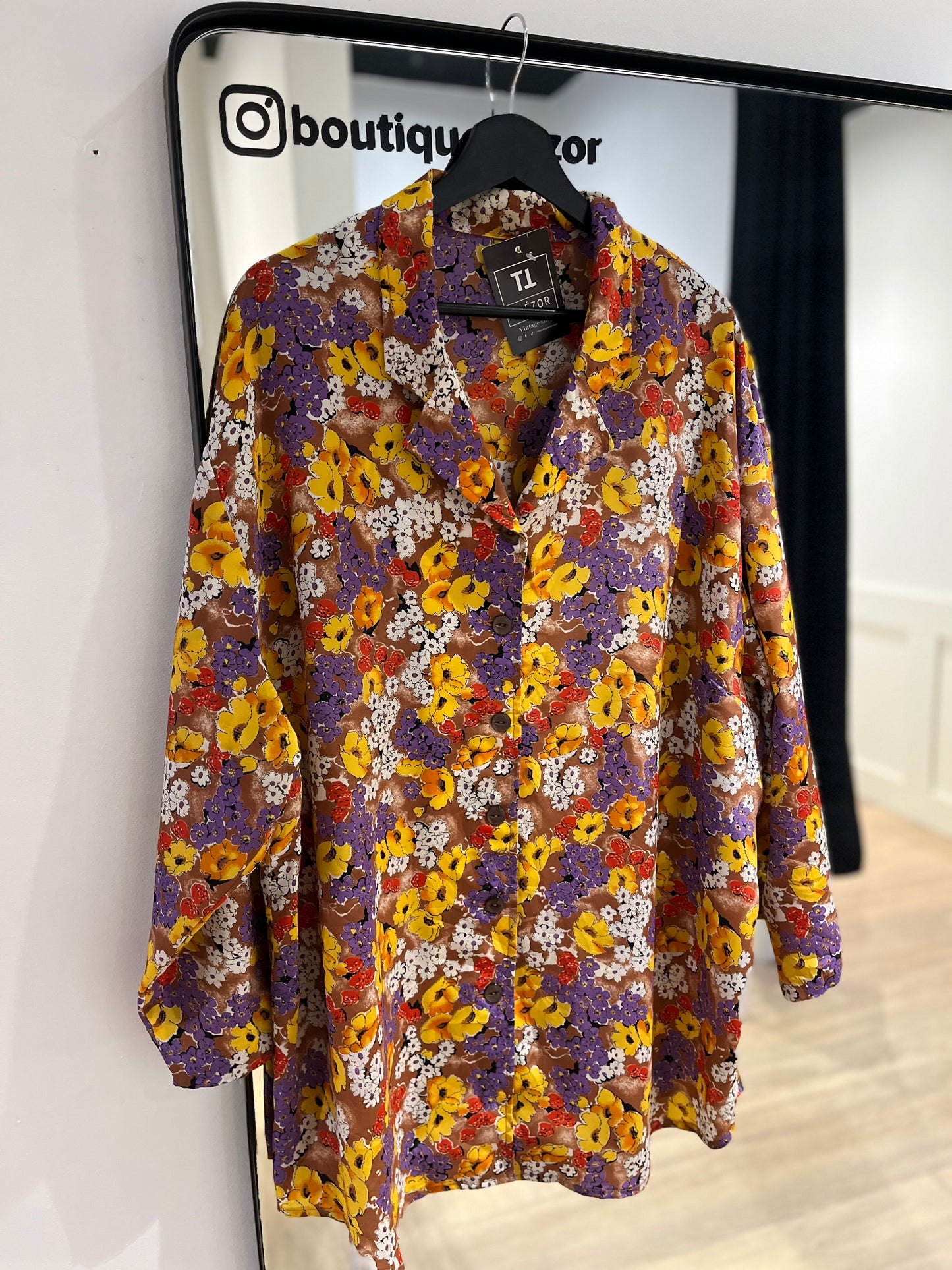 Blouse à fleurs 3XL