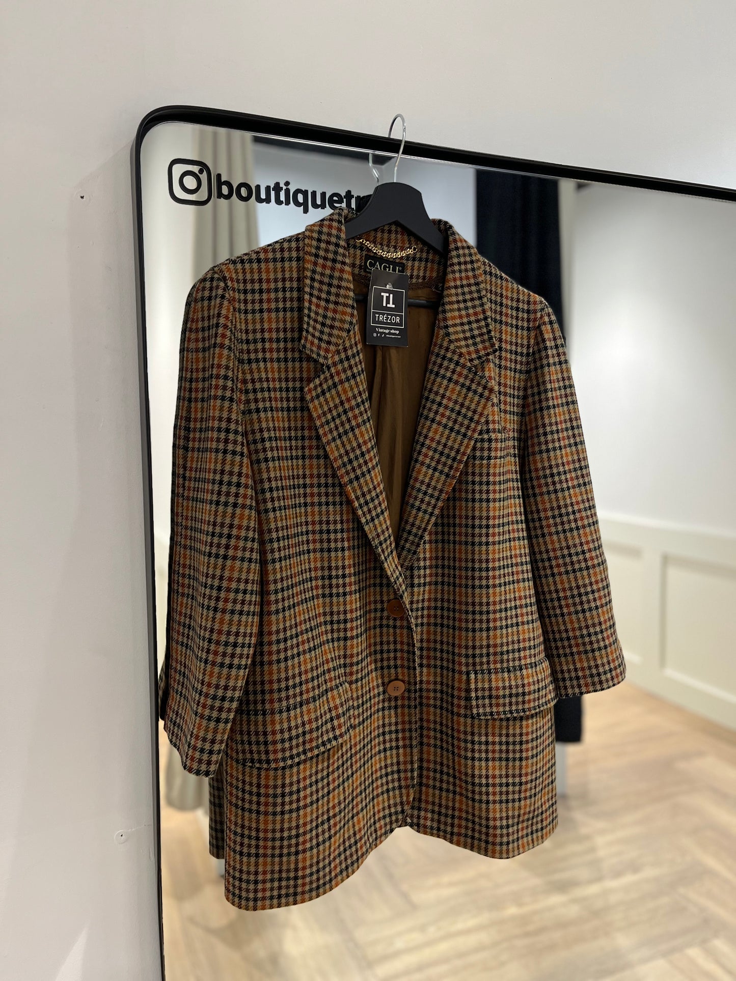 Blazer a carreaux S/M