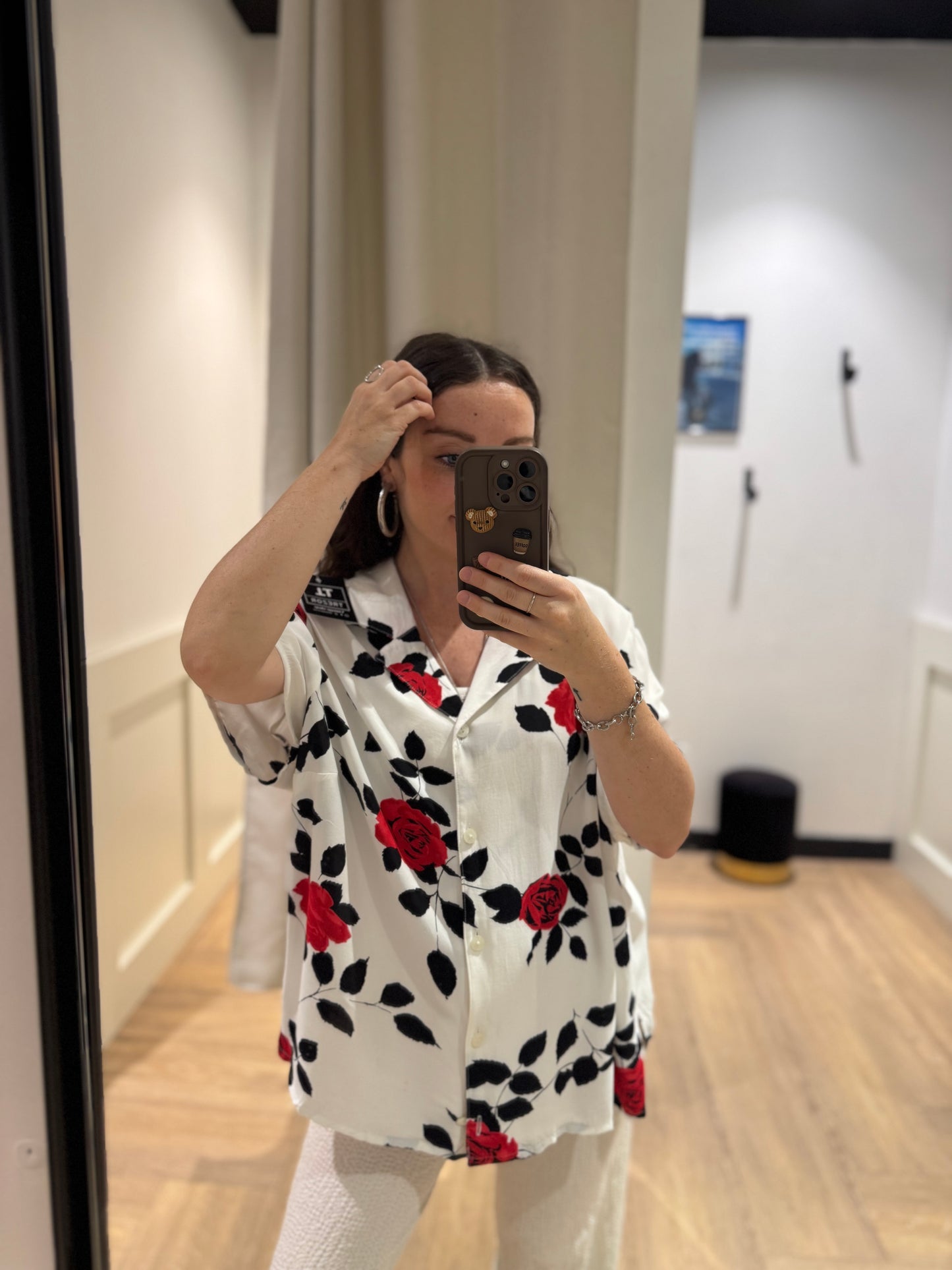 Blouse à fleurs 3XL