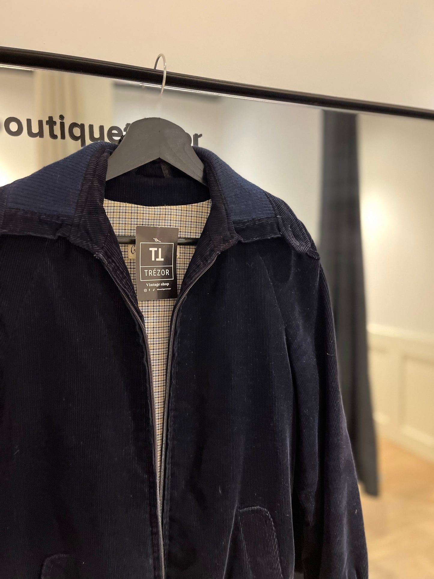 Veste bomber en velours XS