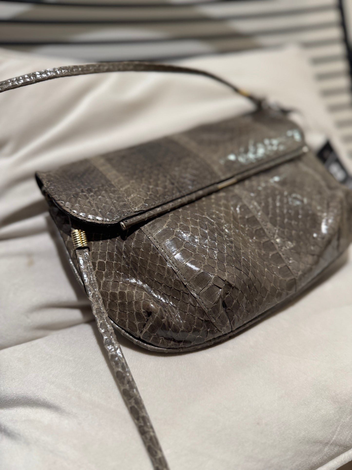 Sac vintage en cuir à bandoulière