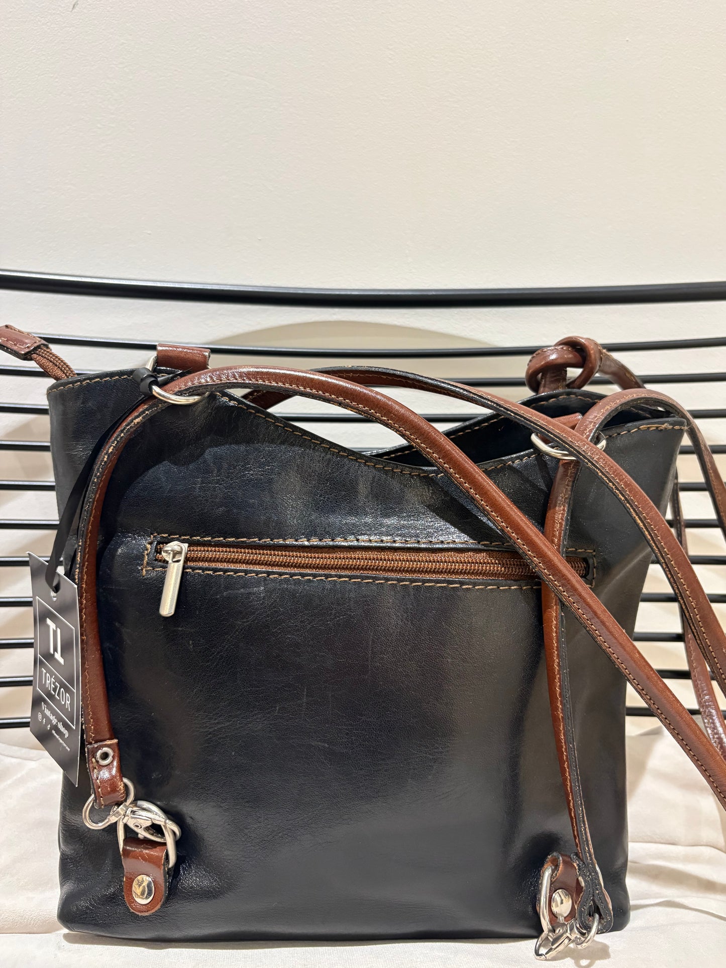 Sac à main vintage en cuir