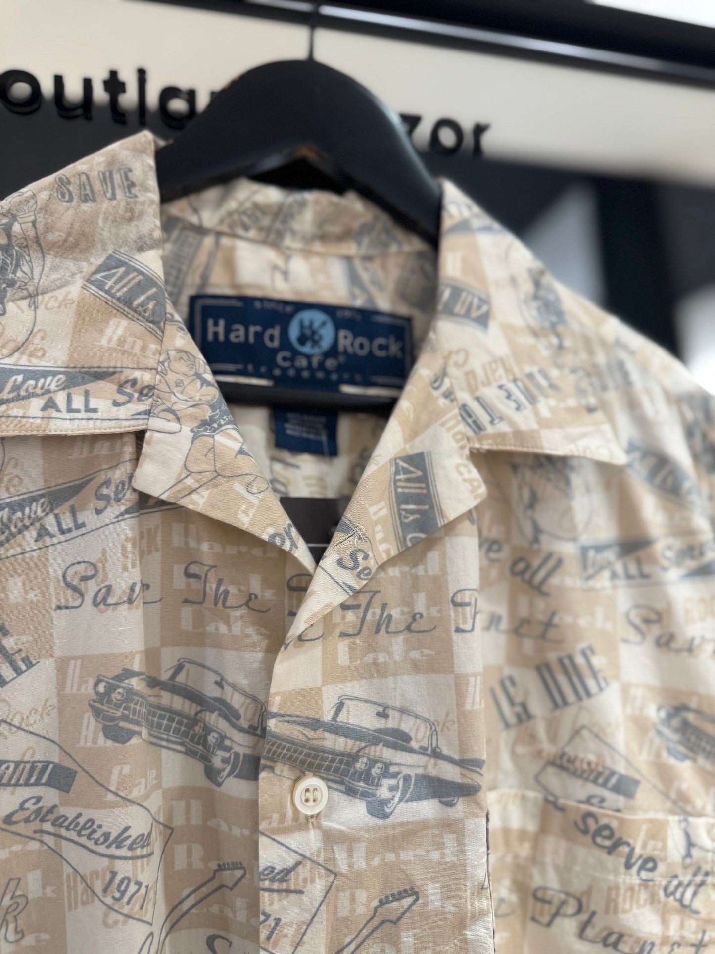 Chemise d’été HardRock Café à motifs M