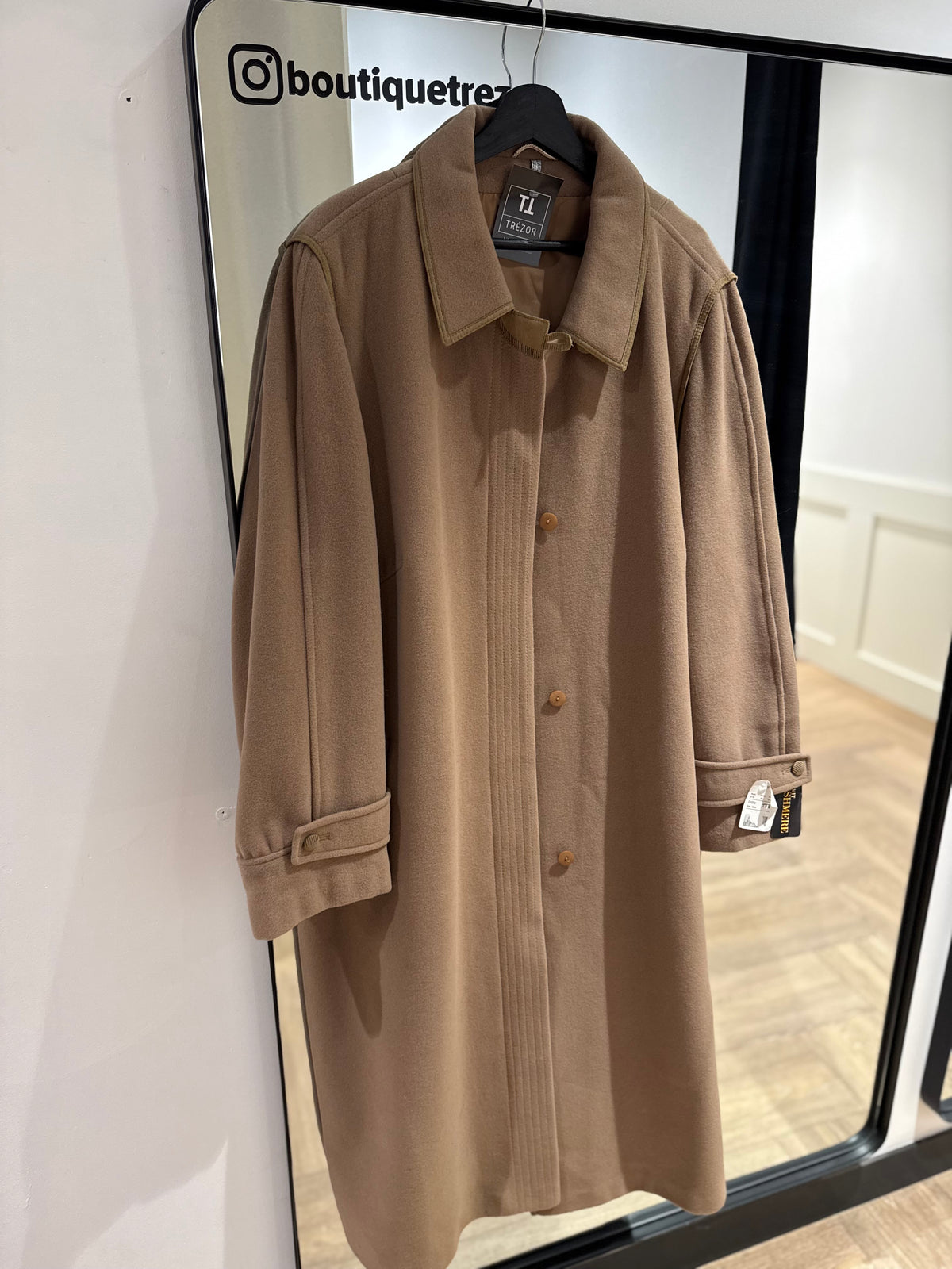 Manteau en laine et cachemire XXL