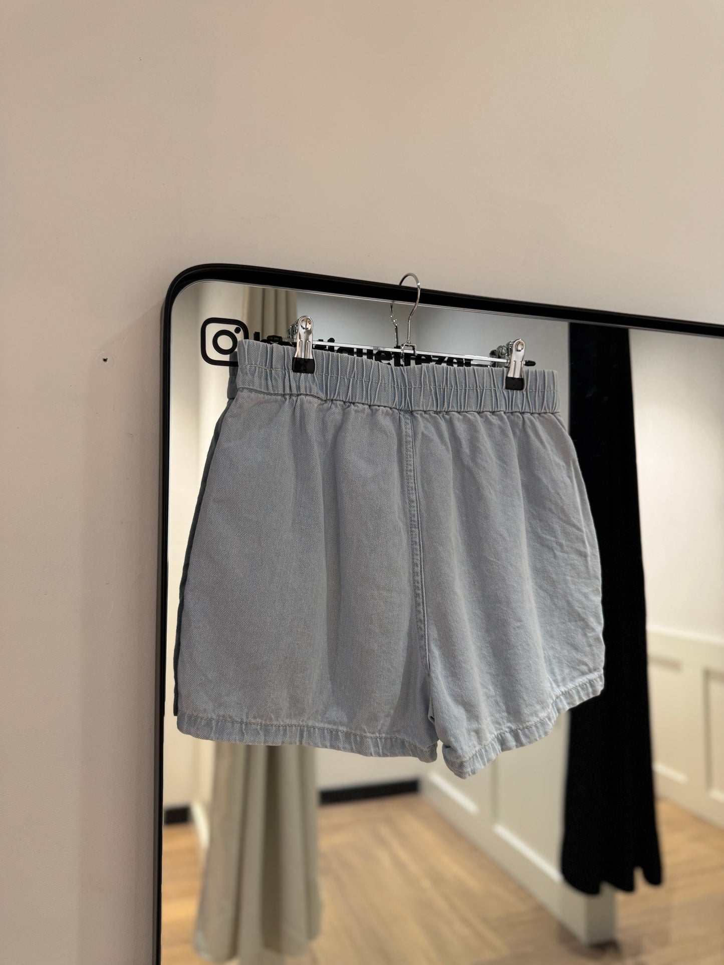 Short en jean clair 36