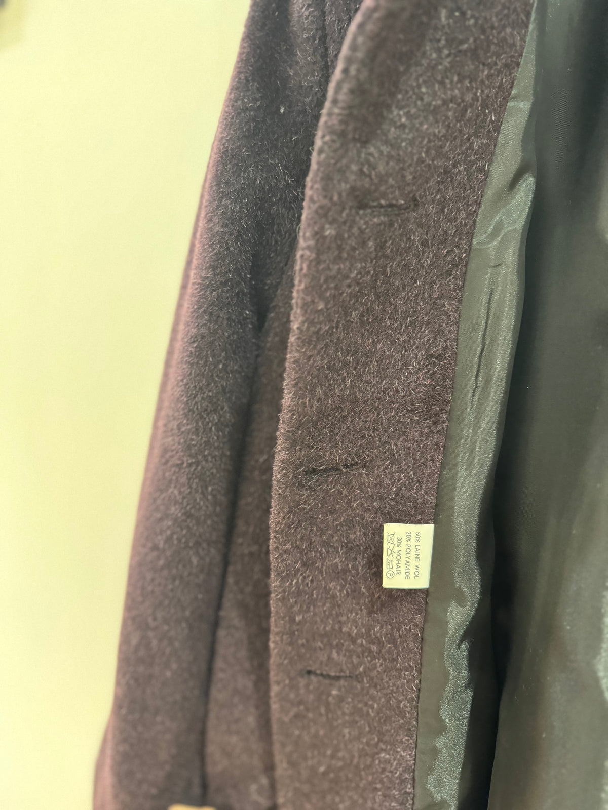 Manteau d’hiver vintage en laine M