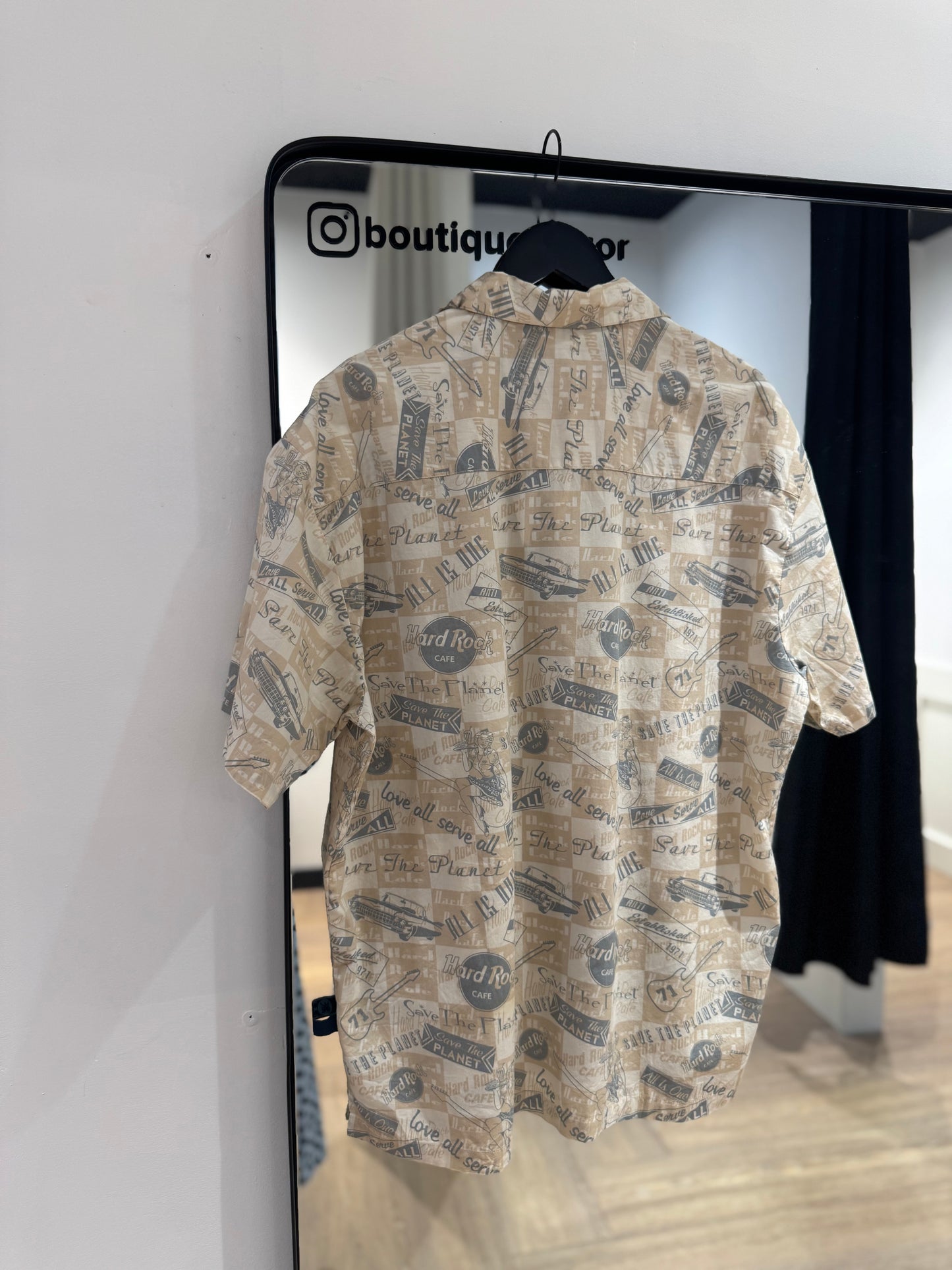 Chemise d’été HardRock Café à motifs M