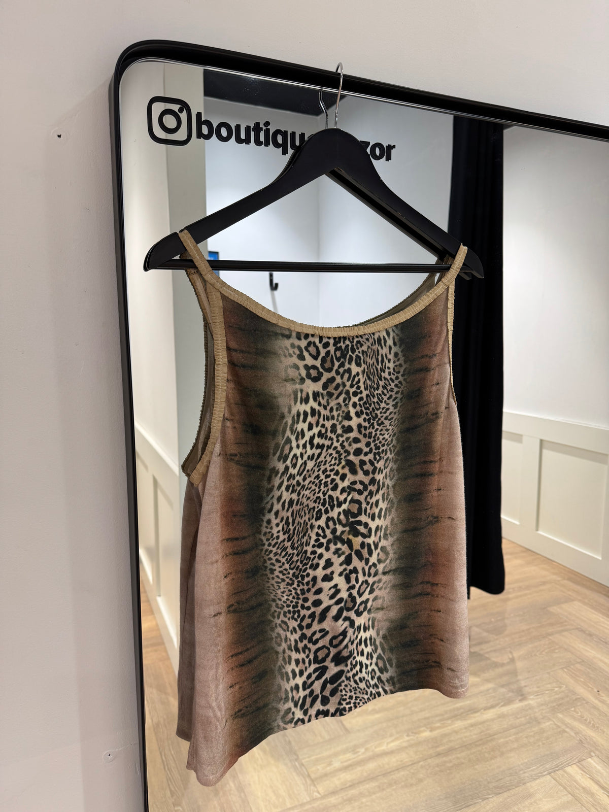 Débardeur vintage motifs animaliers Marc Cain XL