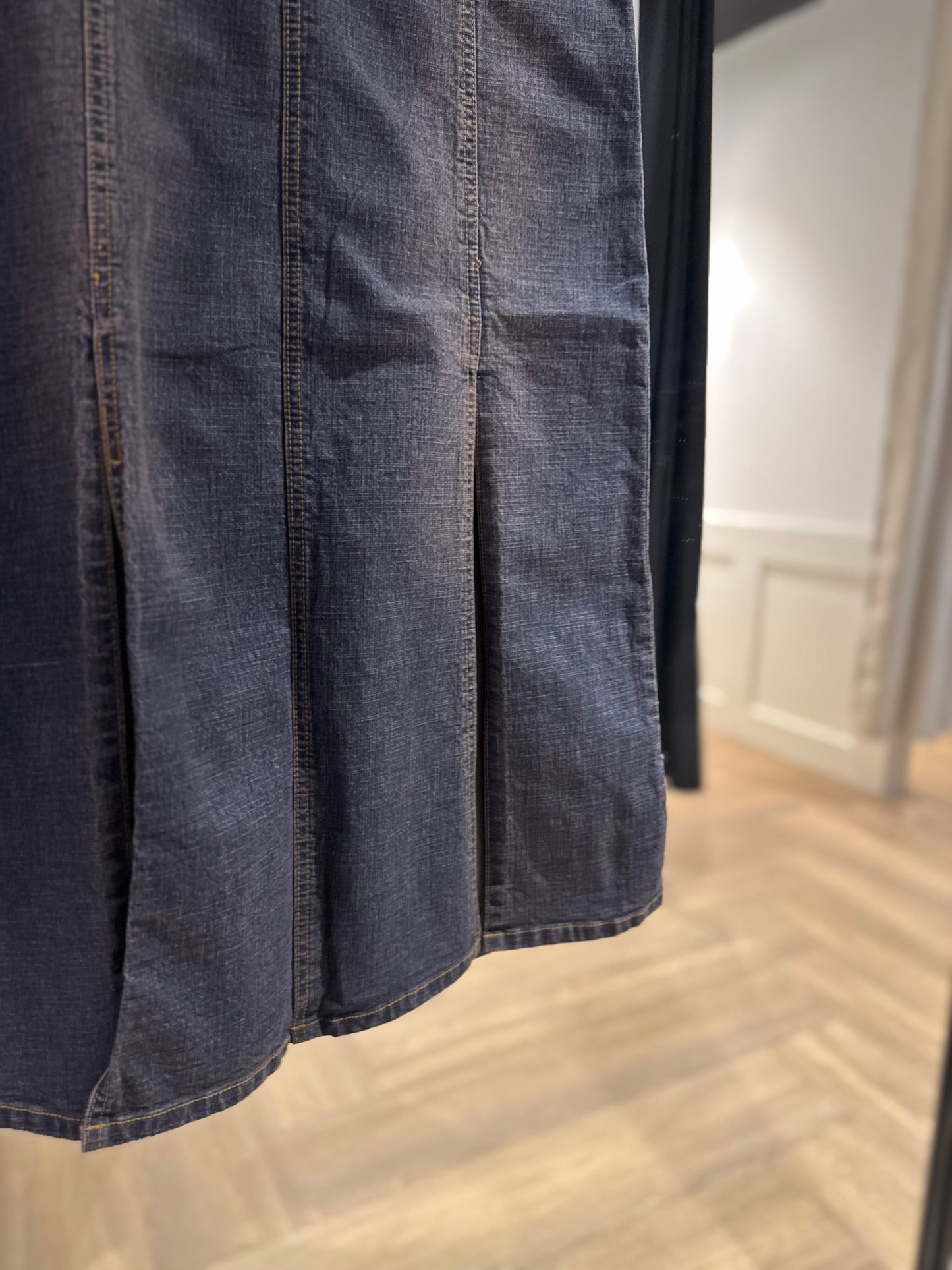 Jupe longue en jean vintage 36