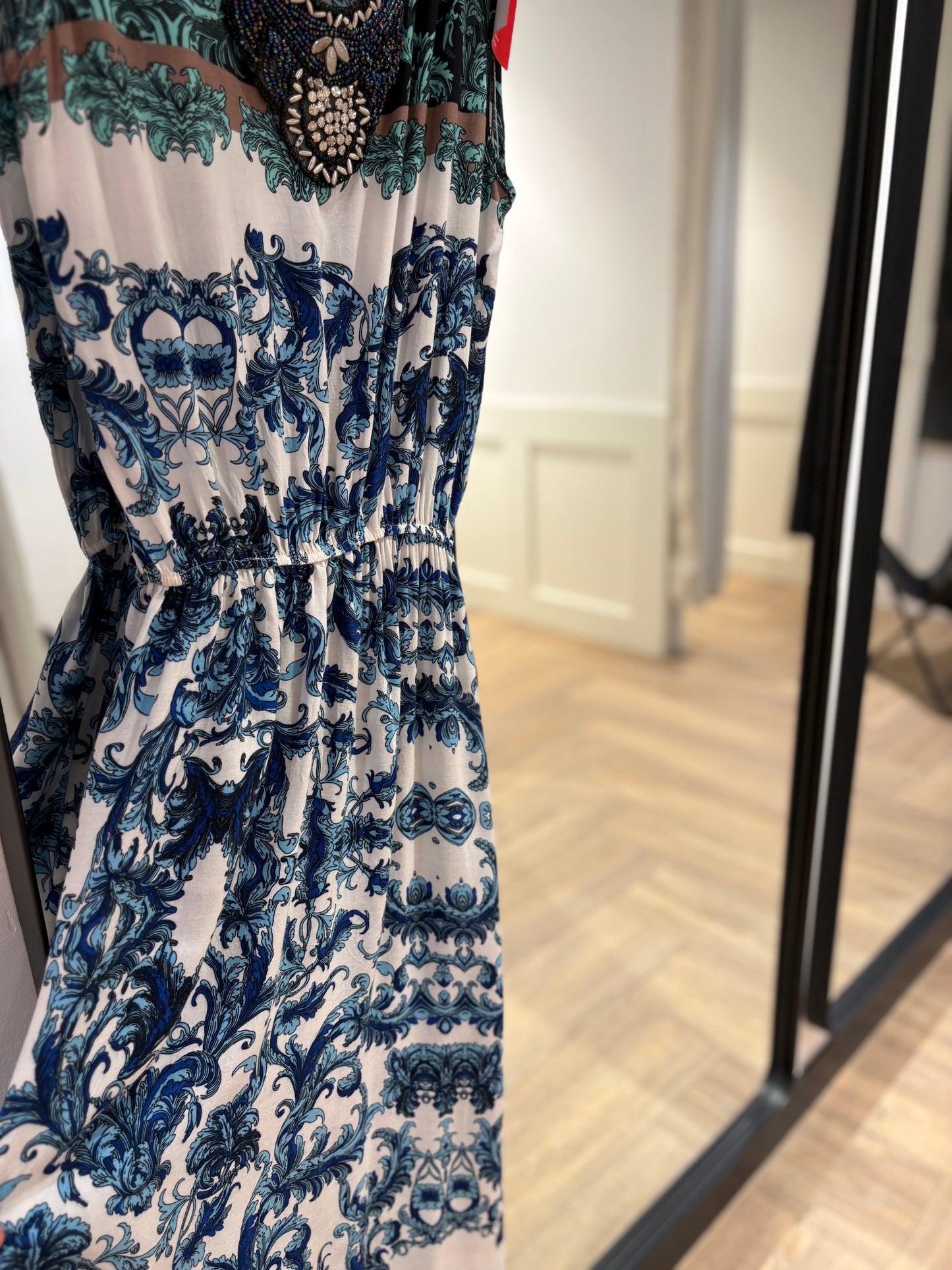 Robe longue à motifs S