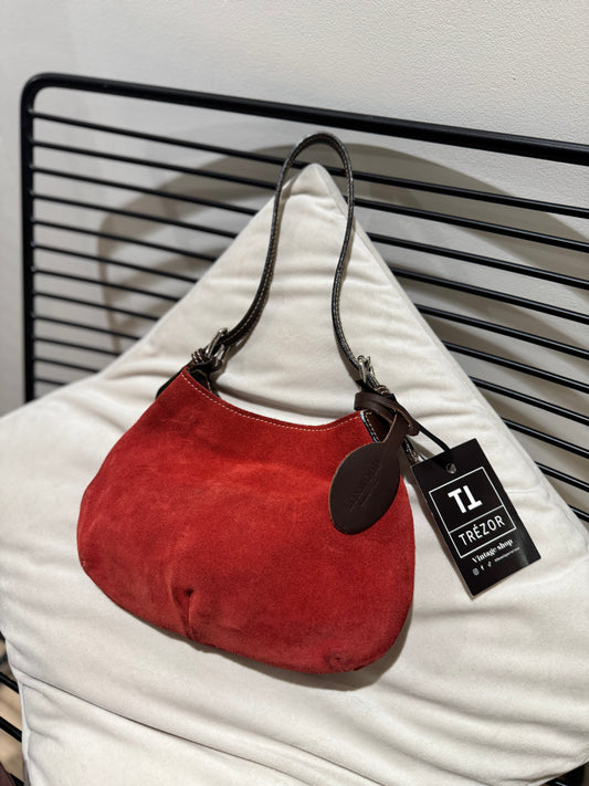 Petit sac rouge en cuir Loxwood