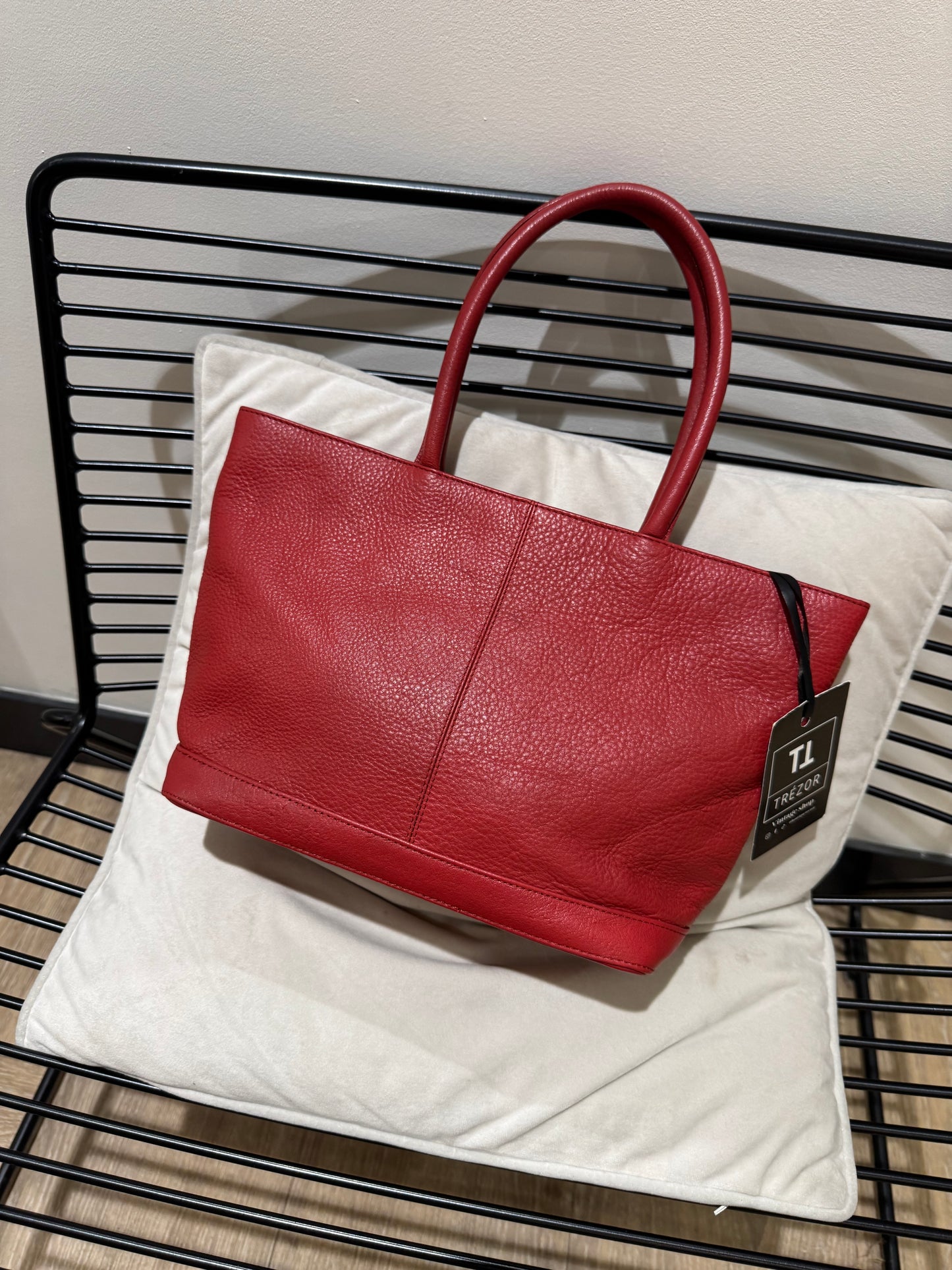 Sac à main vintage rouge