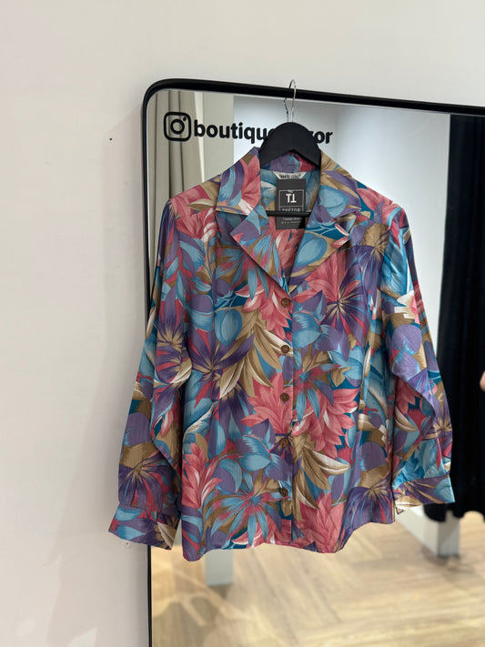 Blouse à fleurs L