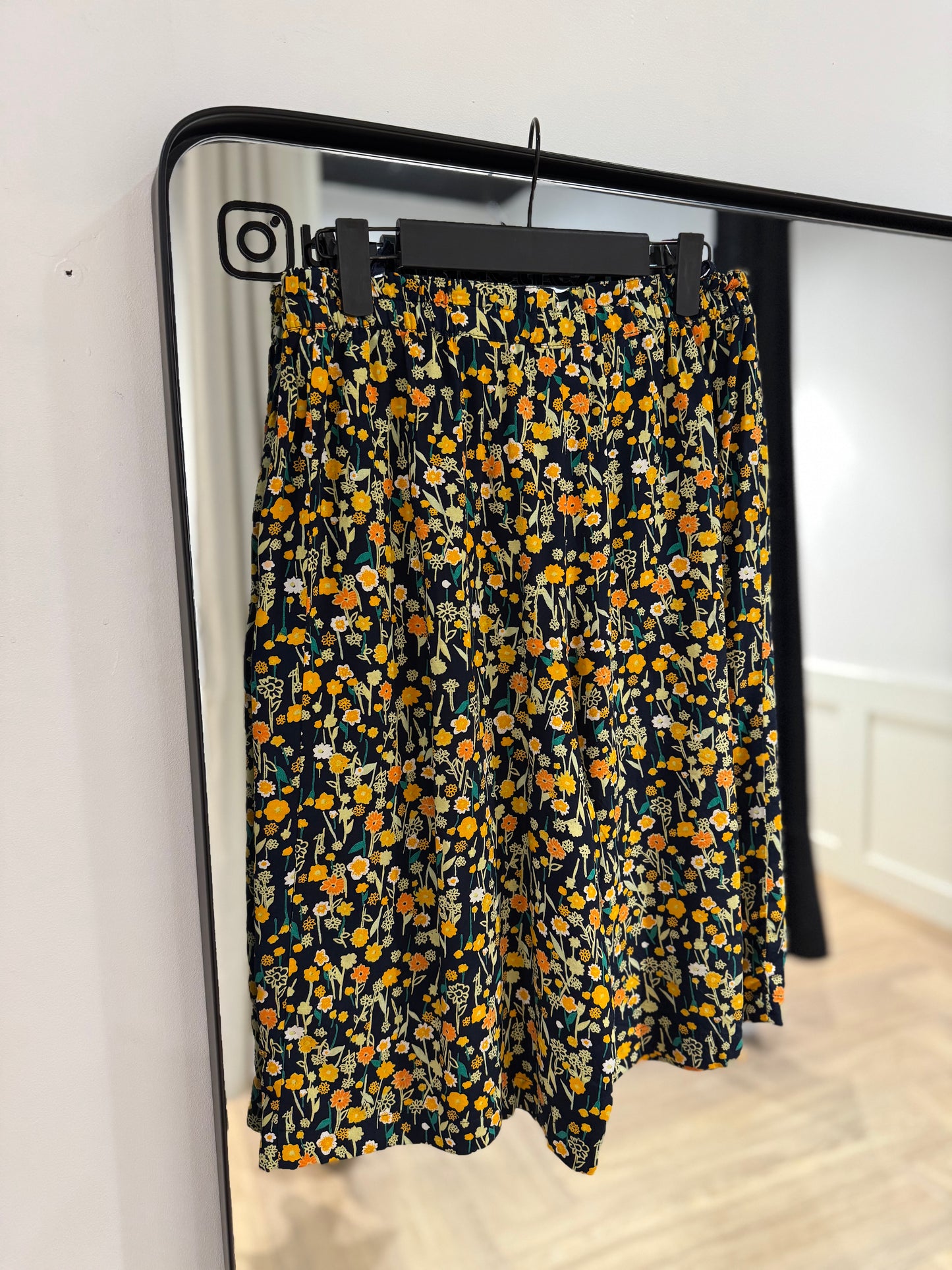 Bermuda vintage à fleurs M