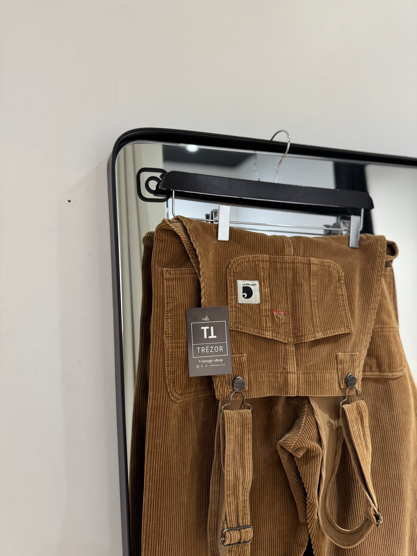 Salopette Carhartt en velours côtelé XS