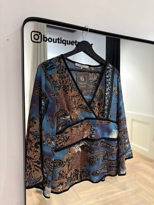 Blouse à motifs L