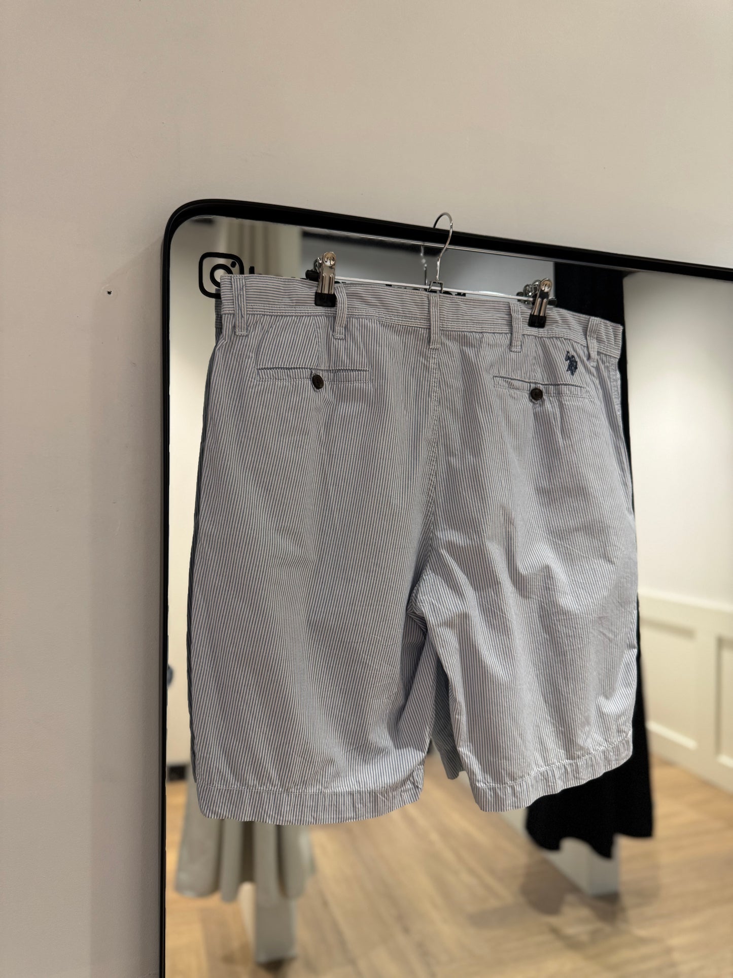 Short bermuda homme à rayures 48
