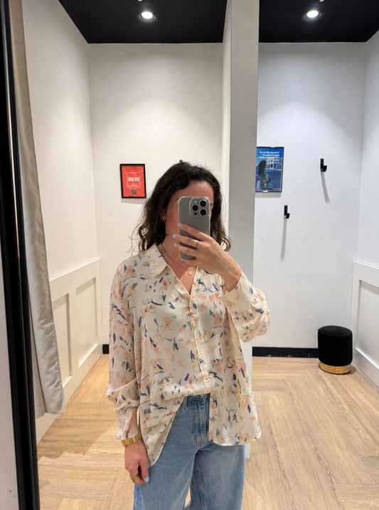 Blouse à fleurs S/M