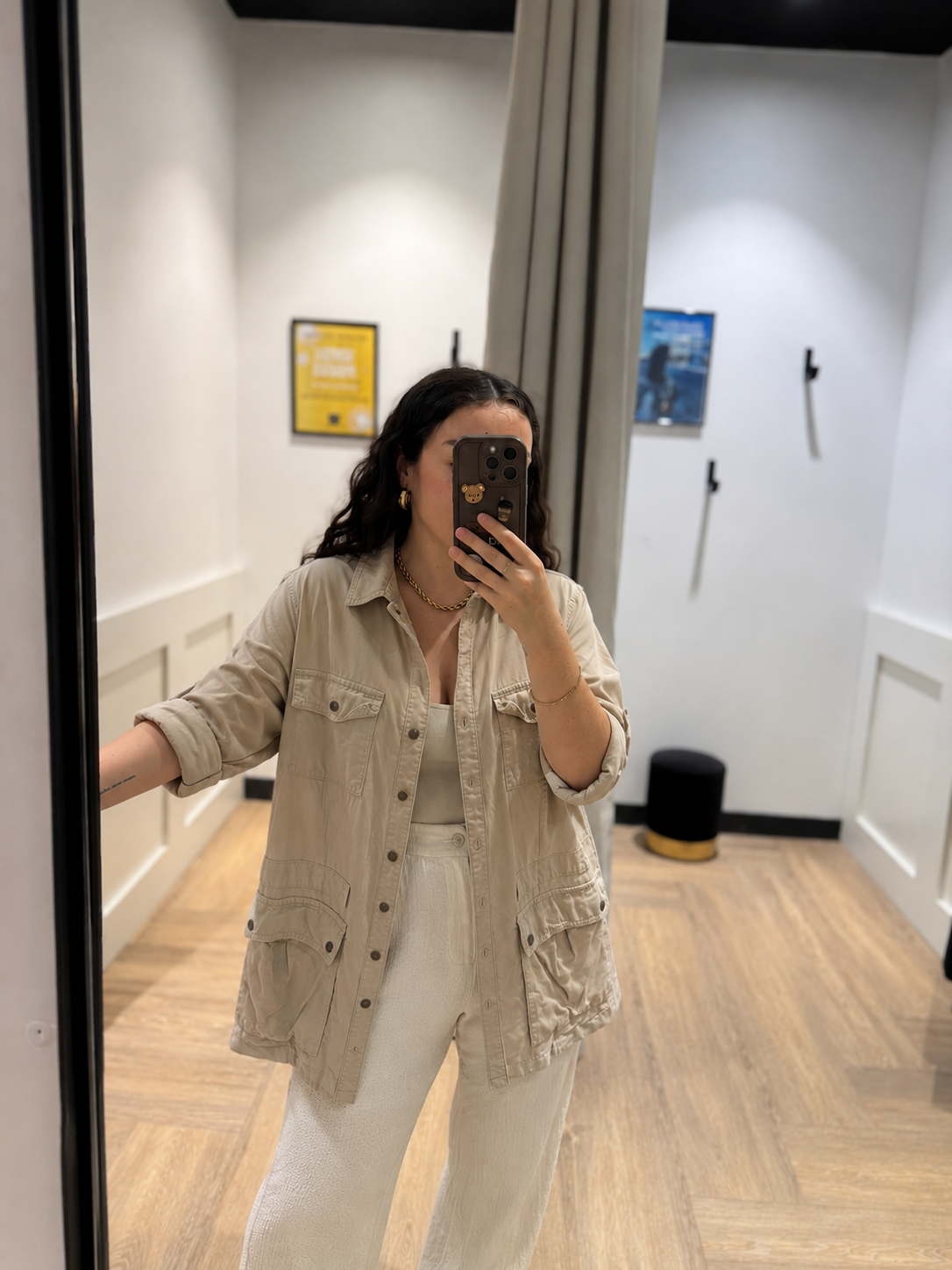 Surchemise saharienne Caroll L