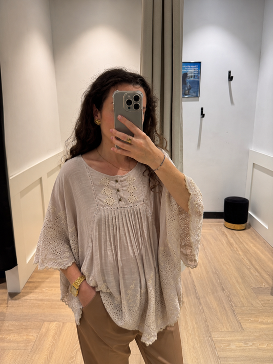 Blouse à broderies L