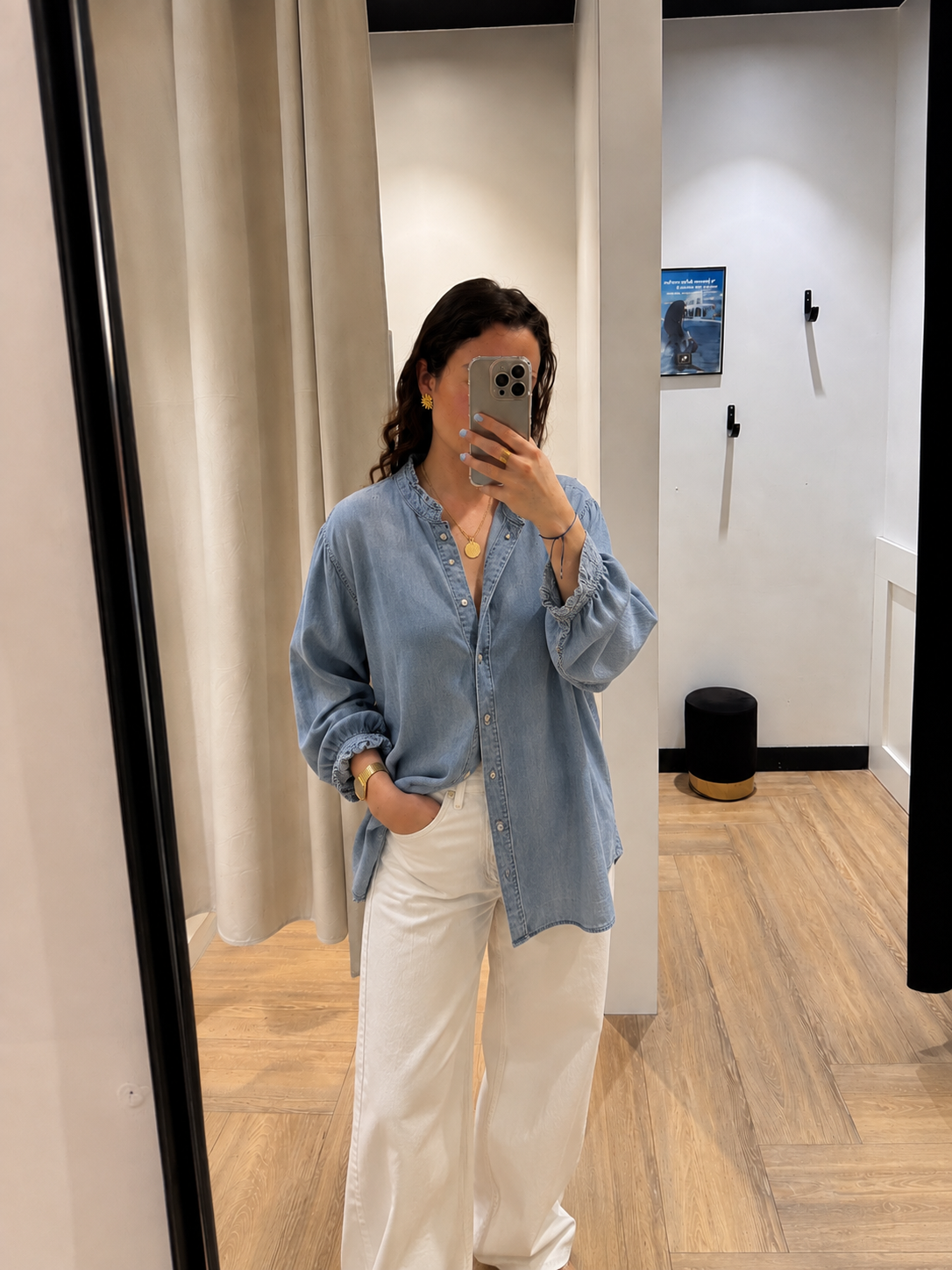 Chemise en jean XXL