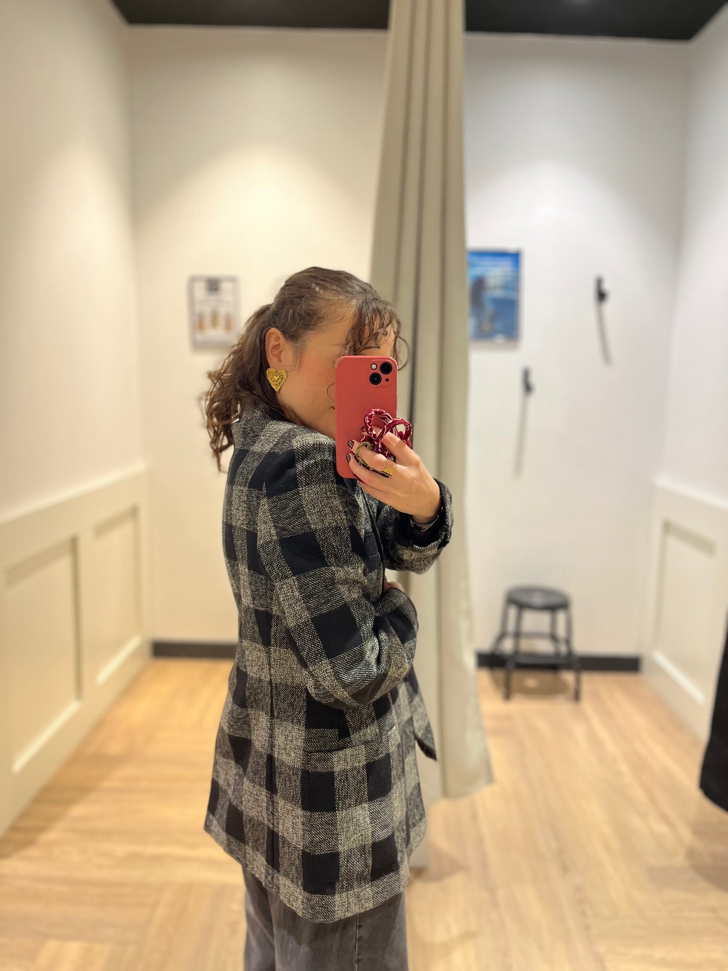 Blazer à carreaux M