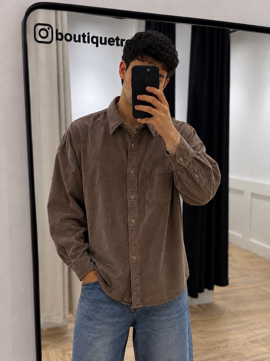 Chemise Homme en velours XL