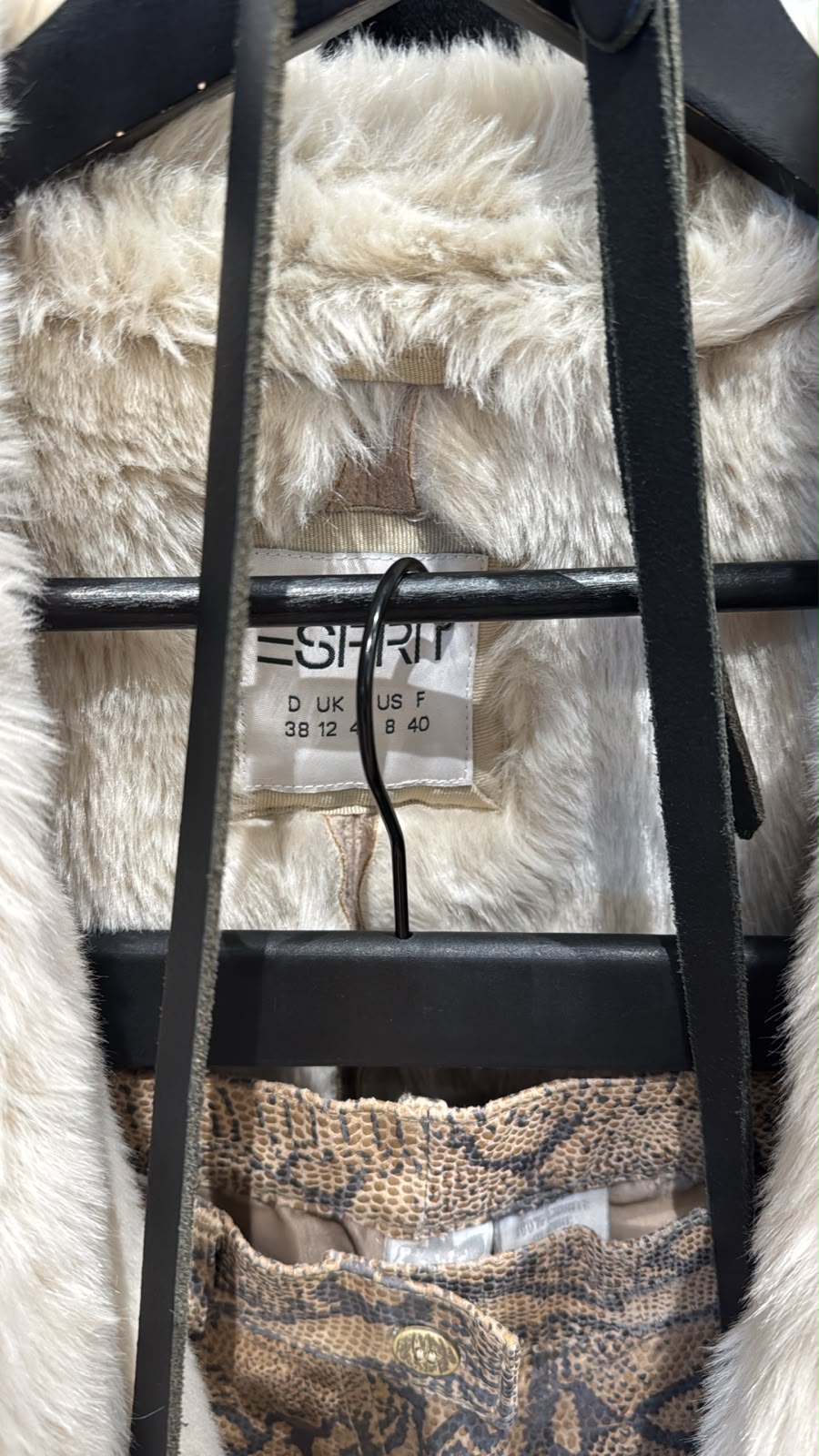 Manteau en fausse fourrure Esprit XS