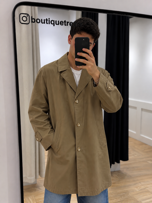 Veste trench imper vintage homme M