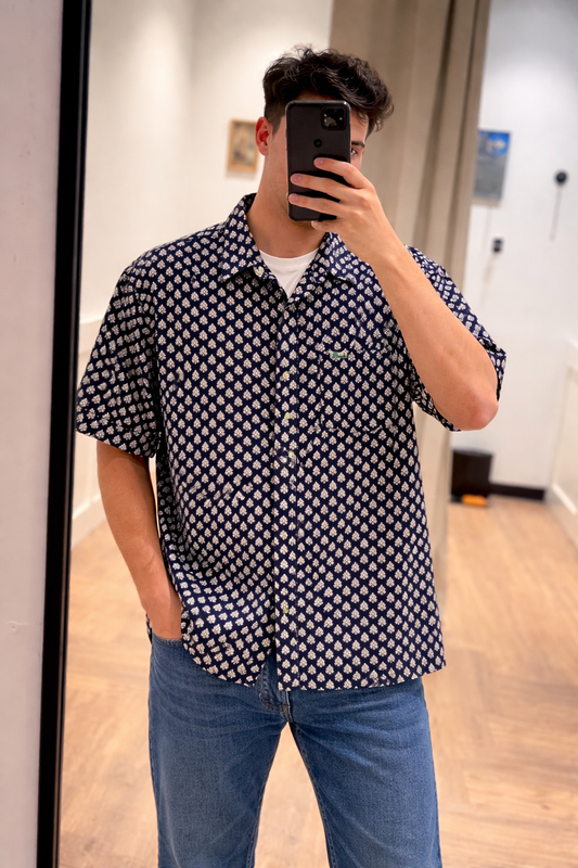 Chemise vintage à motifs XL