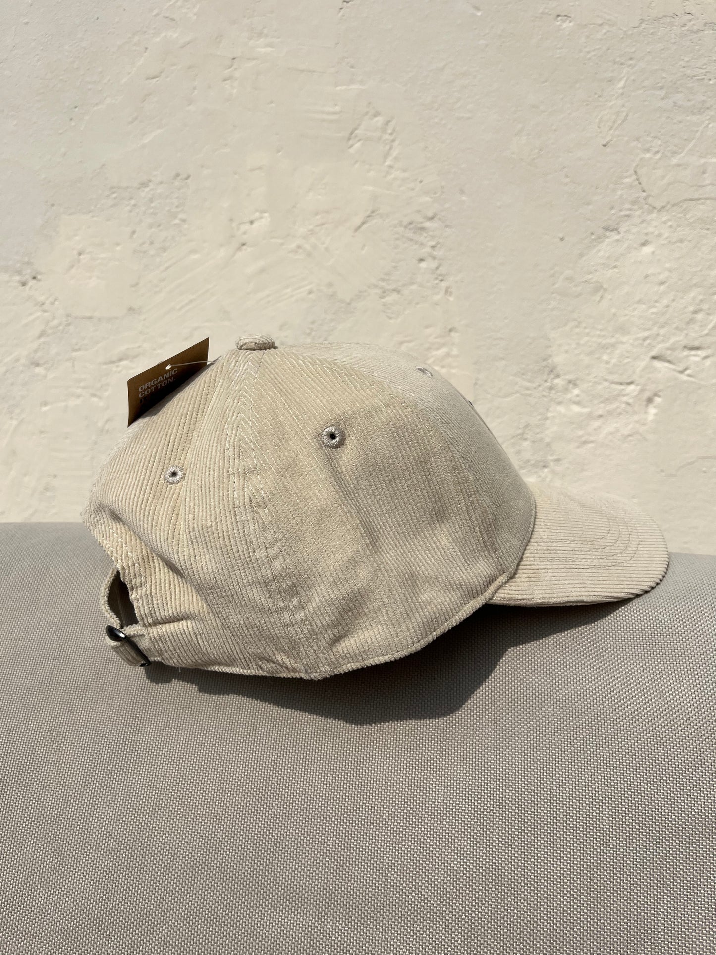 Casquette Trézor velours beige