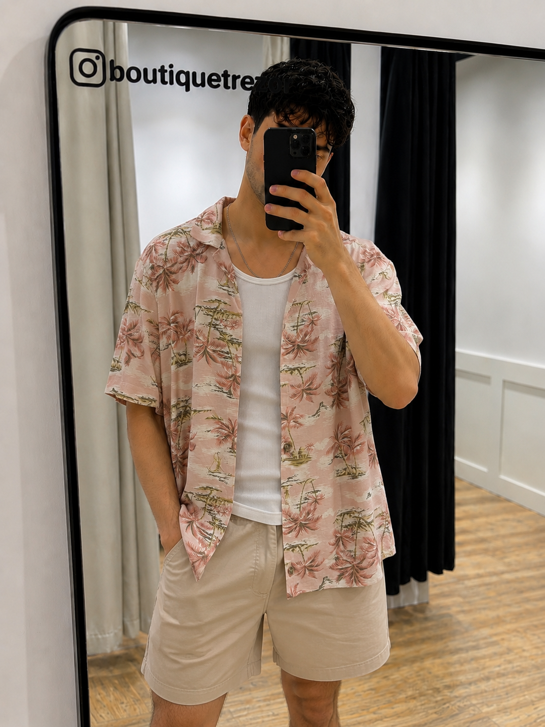Chemise d’été hawaïenne Homme M