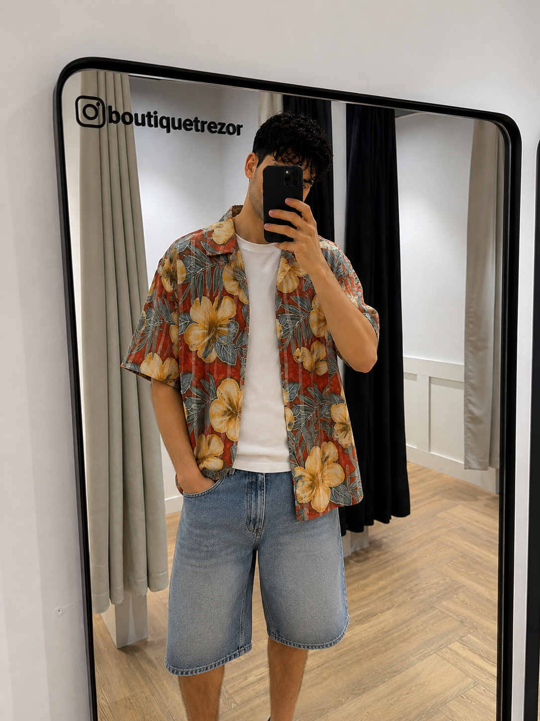 Chemise d’été homme hawaïenne M