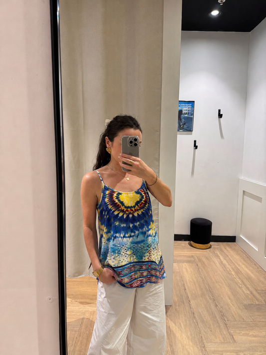 Débardeur vintage à motifs XS/S